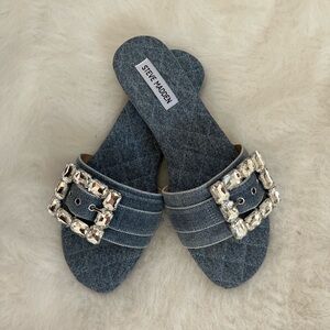 Steve Madden ‘MARIKA’ Blue Denim Women's Sandals